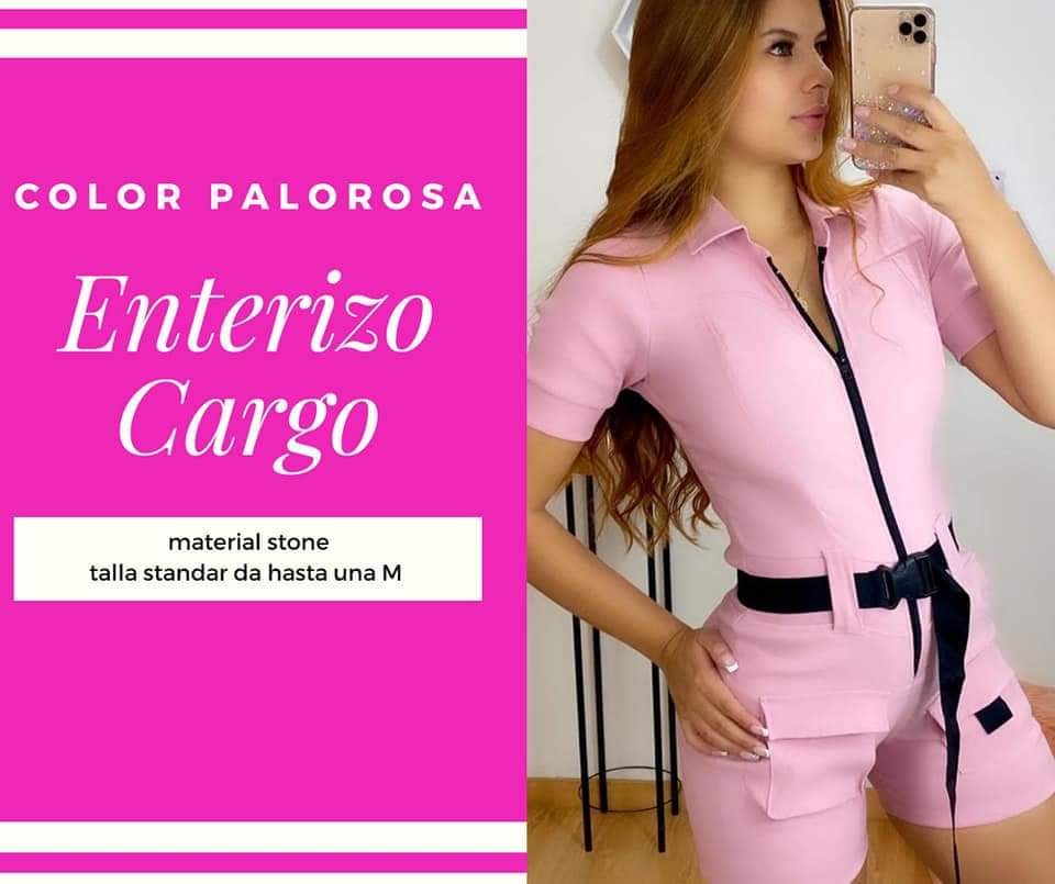 ENTERIZO CARGO EN MATERIAL STONE 